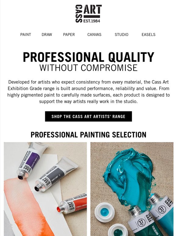 Exhibition Grade Materials to support your practice