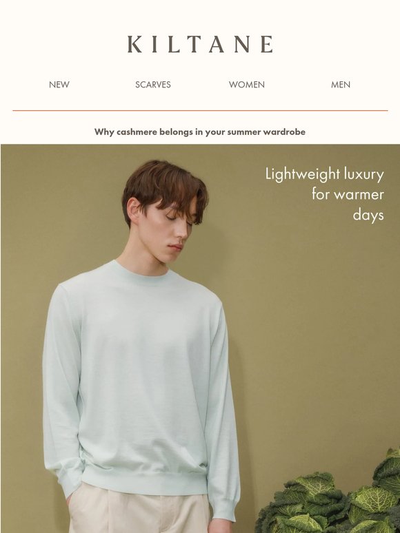 Why cashmere belongs in your summer wardrobe