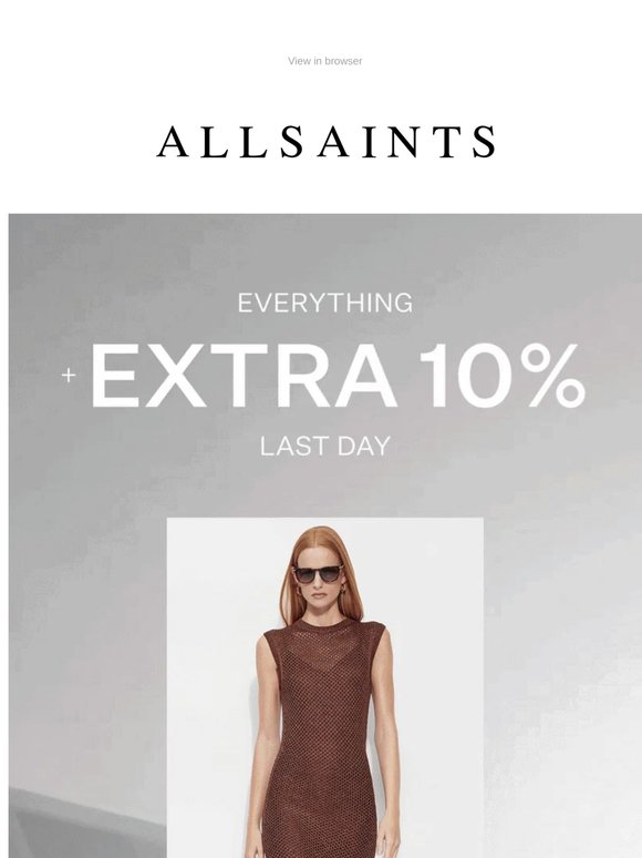 Last Day: Up To 30% Off + Extra 10%
