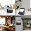 Suggestion Box Acrylic Wall Mounted Donation Lock Sign Slot Office Ballot Locking Mailbox Comment Black Secure Collection