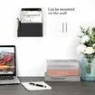 Suggestion Box Acrylic Wall Mounted Donation Lock Sign Slot Office Ballot Locking Mailbox Comment Black Secure Collection