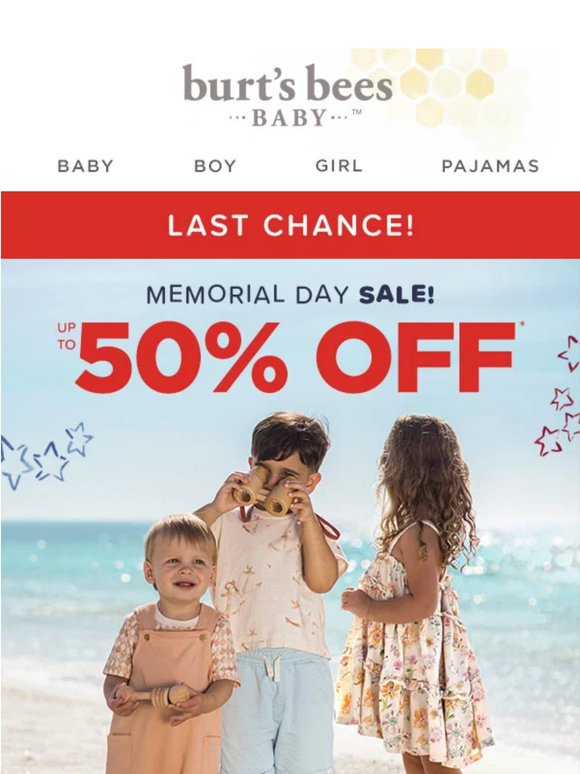 LAST CHANCE to Save Up to 50% Off!