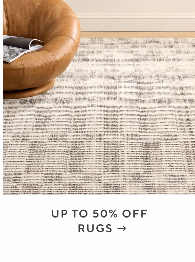 Up to 50% off rugs