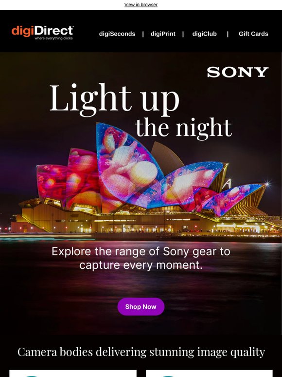 Your Vivid Sydney Sony gear round up!