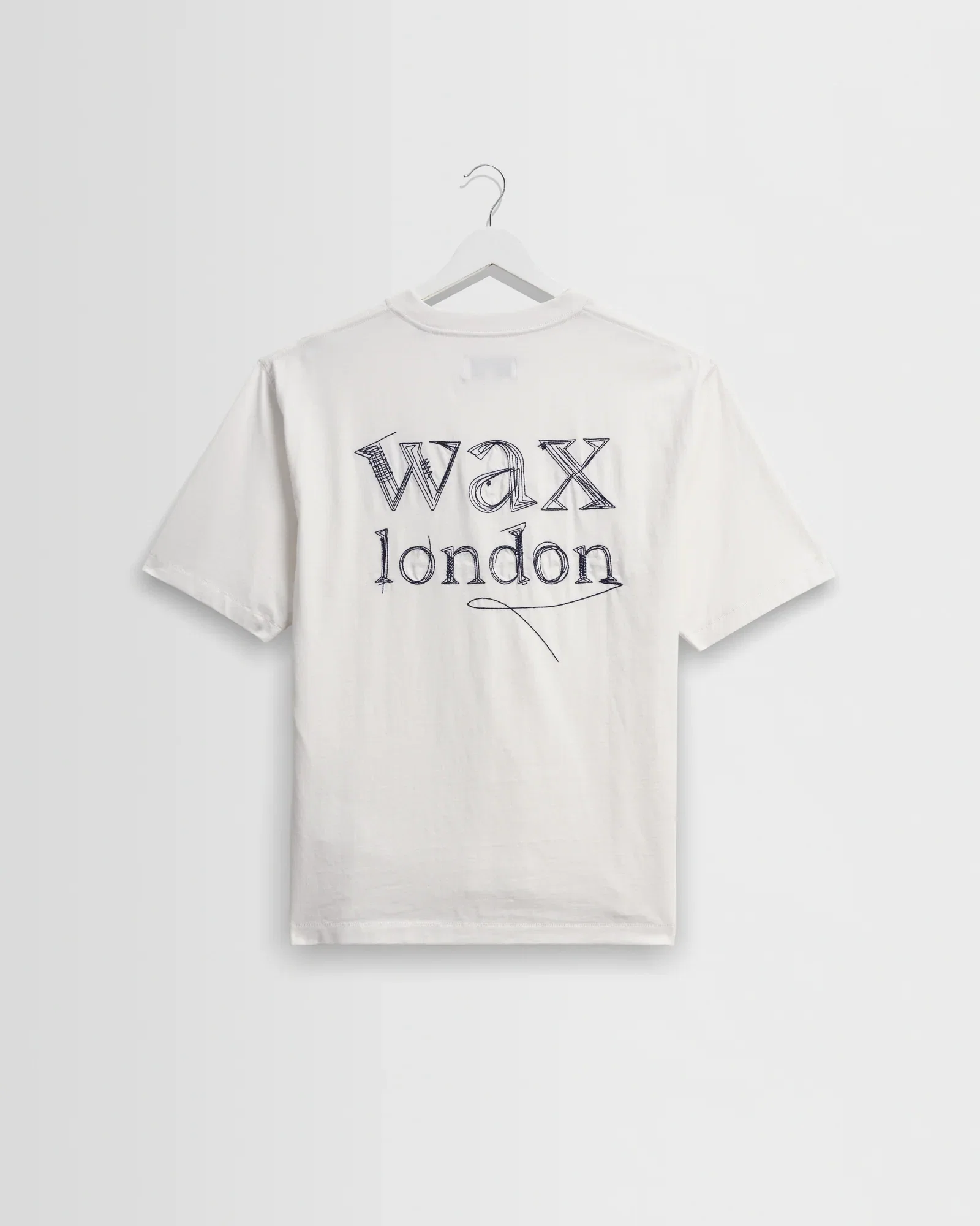 Dean - Off White Scribble Text T-Shirt