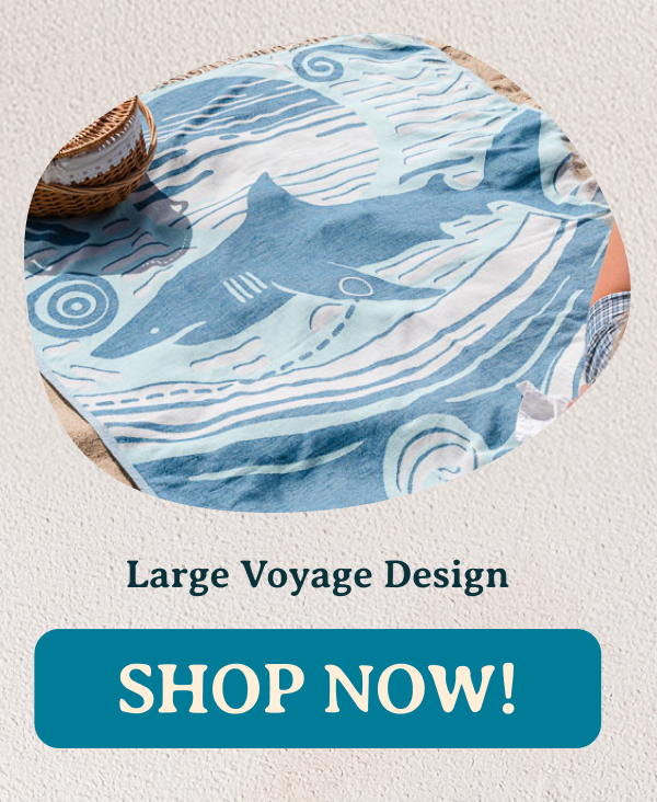 Get a shark tracking beach towel! This is a limited edition collab!