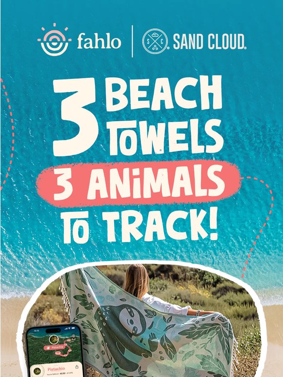 Track with a TOWEL 🌊🏖🐾