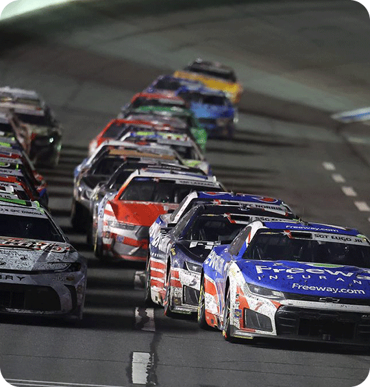 Image of Denny Hamlin and Family