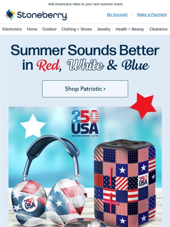 Paint This Summer Red, White, & Blue