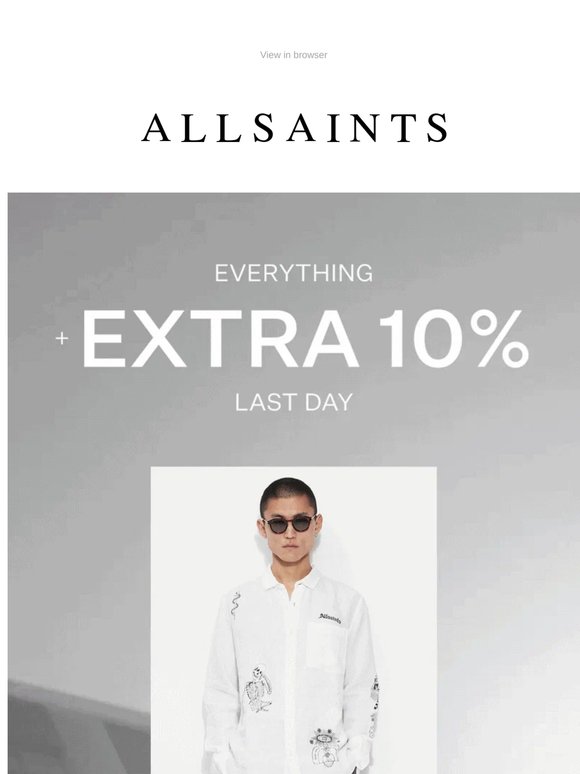 Final Hours: Up To 30% Off + Extra 10%