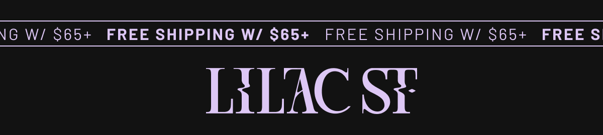 Free Shipping W/ $65+