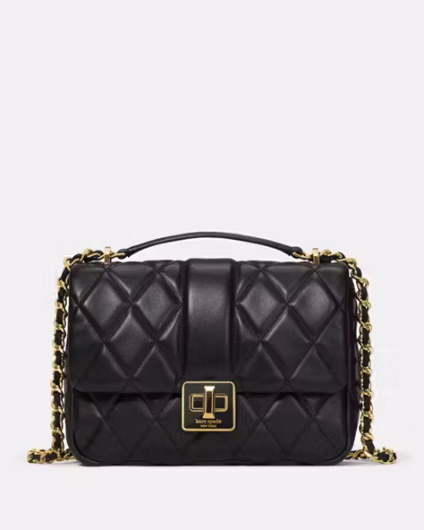 Carey Quilted Small Flap Crossbody