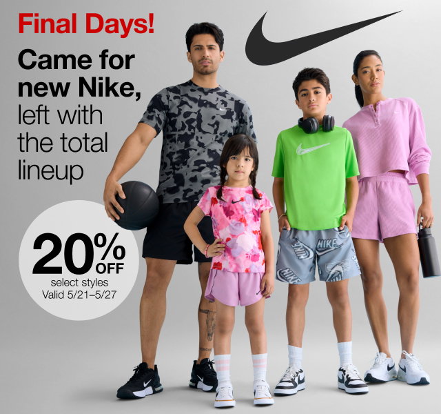 Nike Activewear & Shoes For The Family