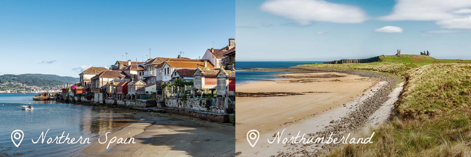 Northern Spain and Northumberland