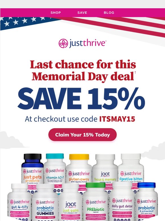 🚨 Final hours to save 15%