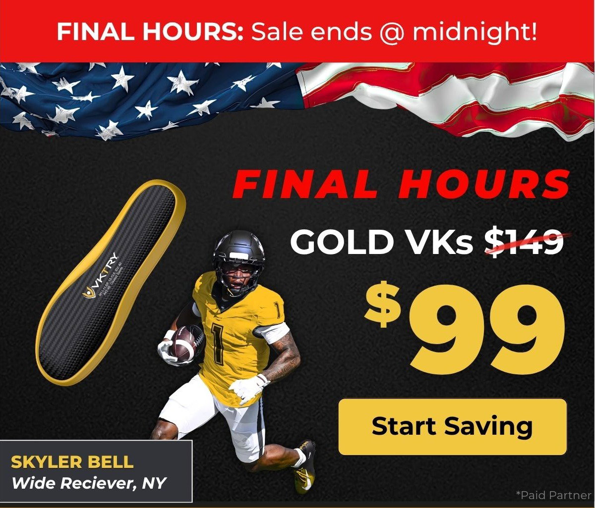 Memorial Day Sale - $99 Gold VKs - Shop Gold Insoles