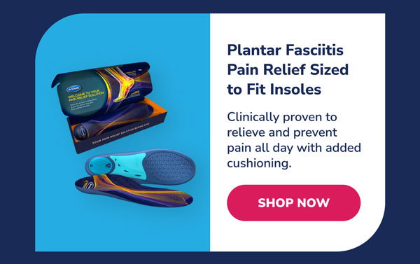 Plantar Fasciitis Pain Relief Sized to Fit Insoles | Shop Now