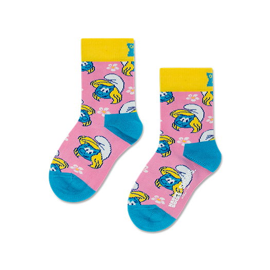 Kids The Smurfs Floral Smurfette Sock