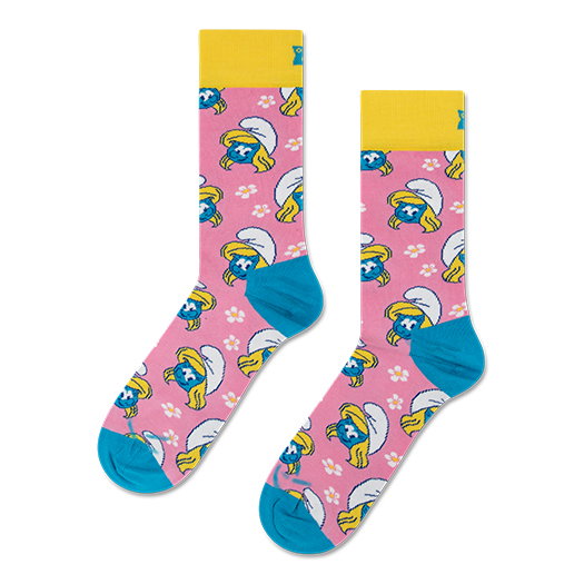 The Smurfs Floral Smurfette Sock