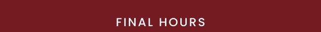 Final Hours Memorial Day Sale