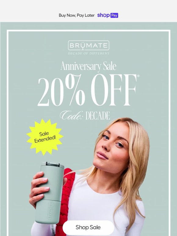 [ Sale Extended: 20% Off ]