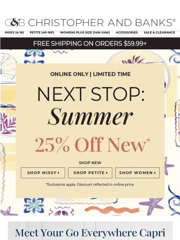 The Capri Made for Every Summer Day…