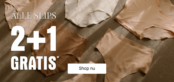 Alle slips 2+1 gratis*
