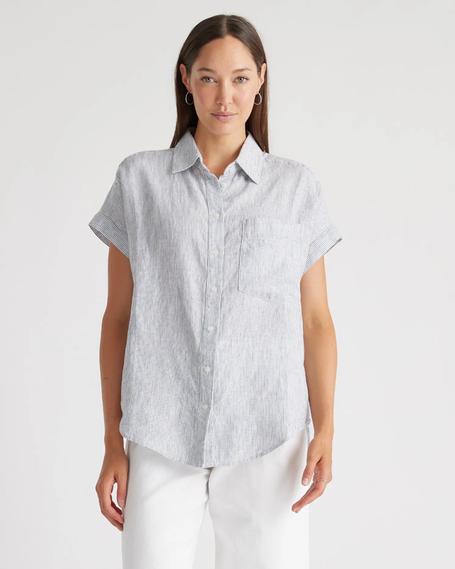 100% European Linen Camp Shirt