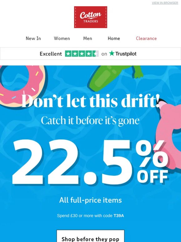 🛟 Donut let 22.5% off drift away 🛟