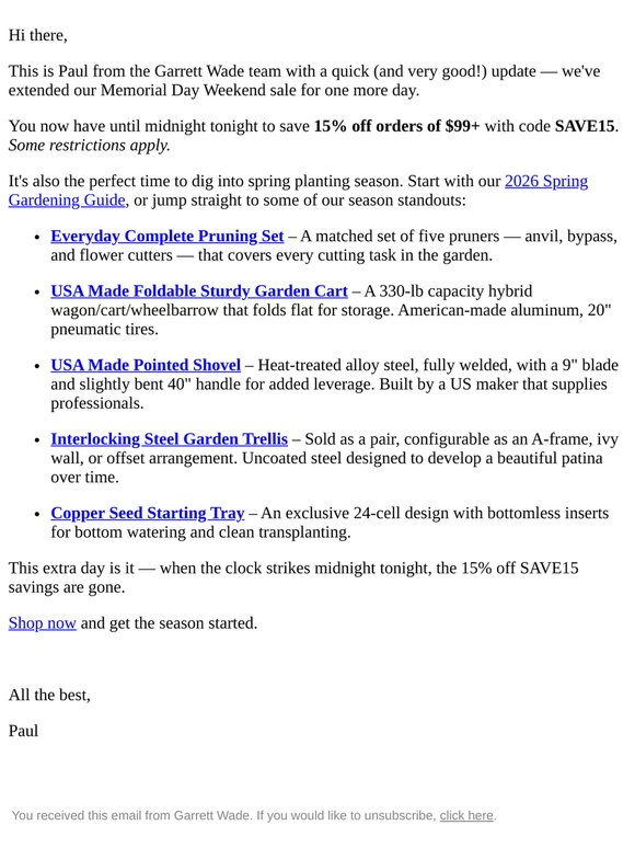 Missed it yesterday? MDW savings extended ‘til midnight!