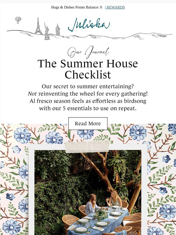 New Journal: Our Summer House Checklist
