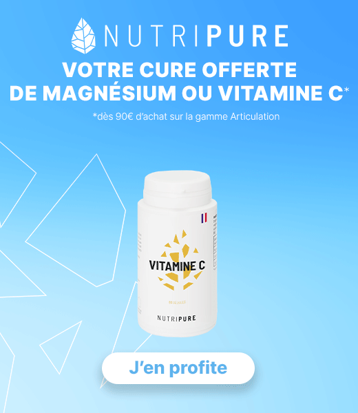 Votre cure de Magnésium ou de Vitamine C offerte* !