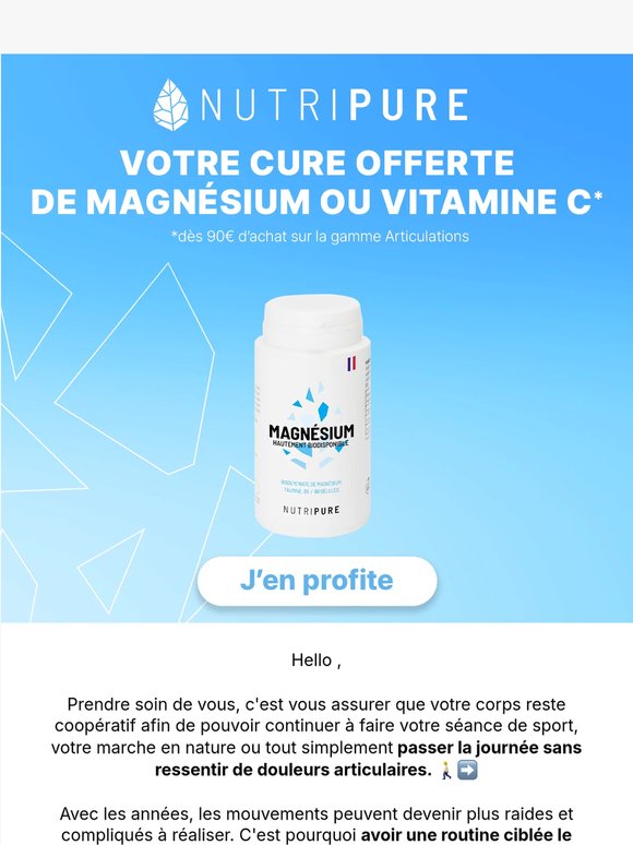Votre complément OFFERT* !