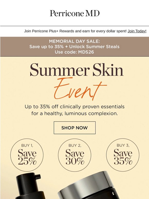 The Savings Continue...up to 35% off + Summer Steals