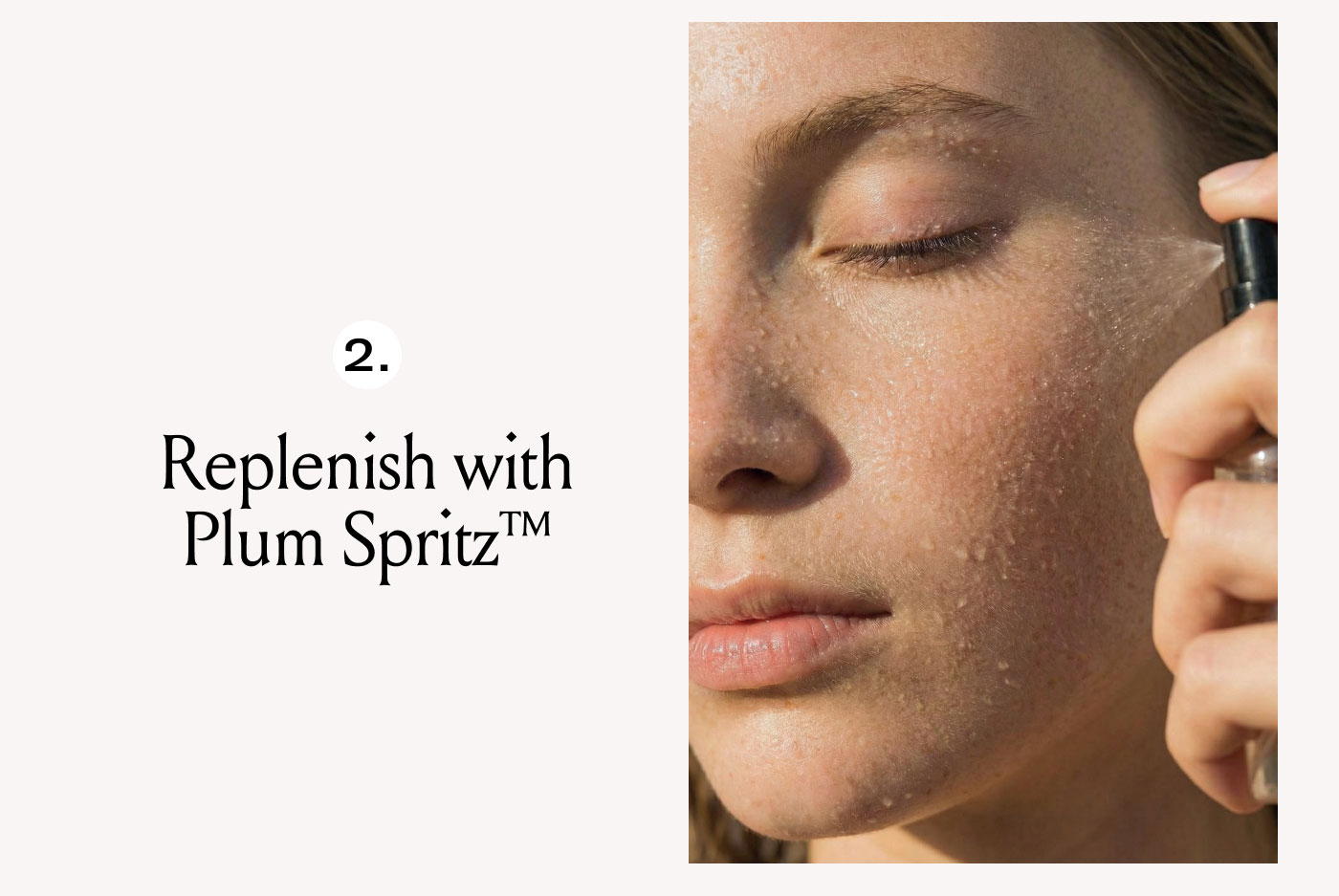 2. Replenish with Plum Spritz™