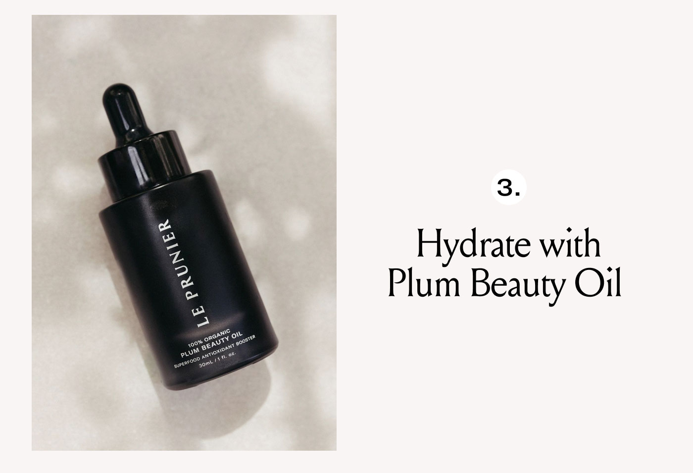 3. Hydrate with Plum Beauty Oil