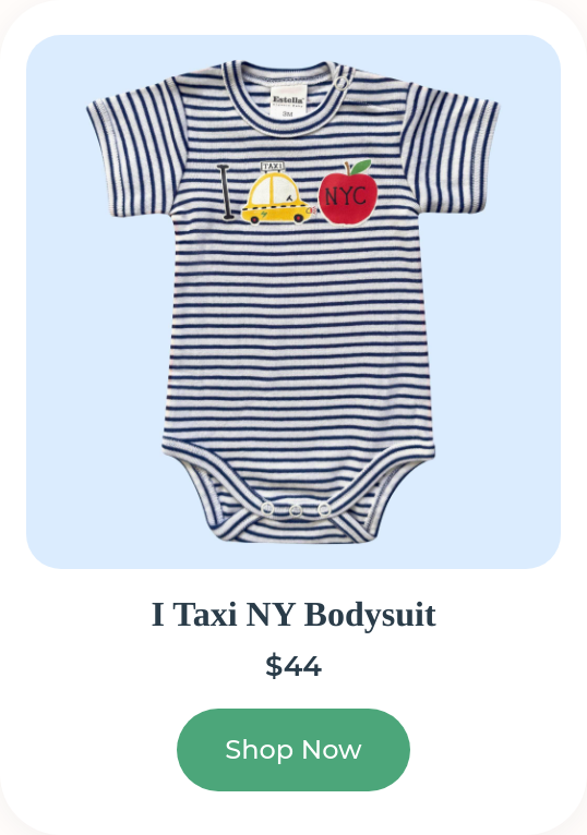 I Taxi NY Bodysuit — $44