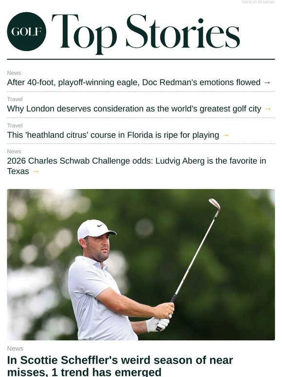 Scheffler's weird season: 1 trend emerges