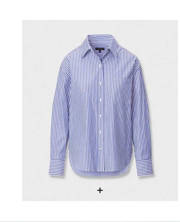 Shop Connie Striped Poplin Shirt