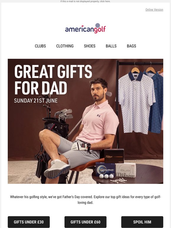 Find Dad's Perfect Golf Gift
