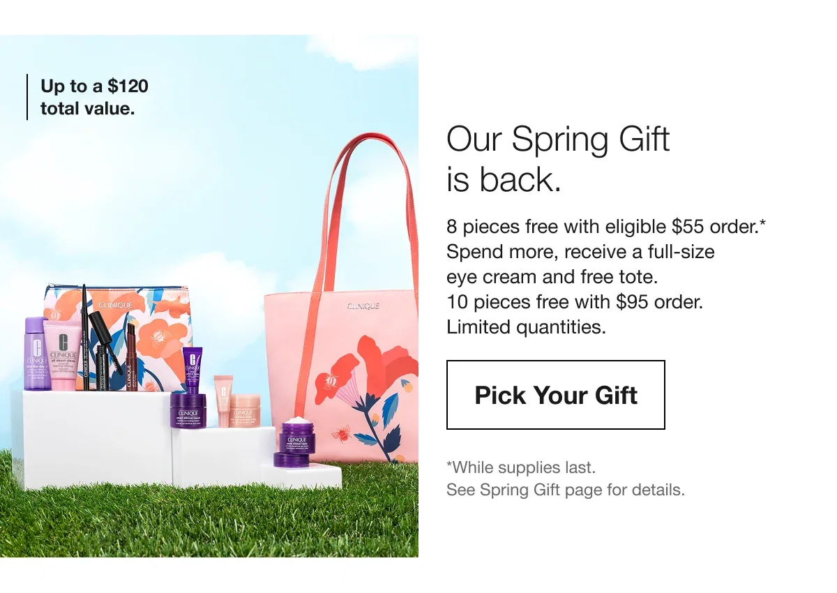 Our Spring Gift is back.| Get 8 pieces free with $55 order. 