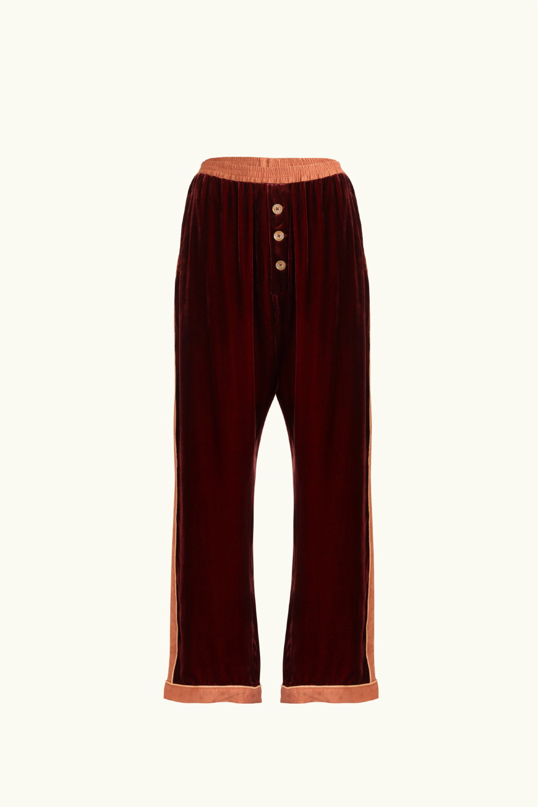 Deme Velvet Satin Pant Spice