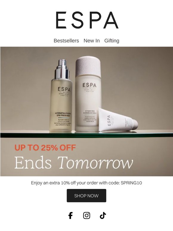 Extra 10% off your order today only