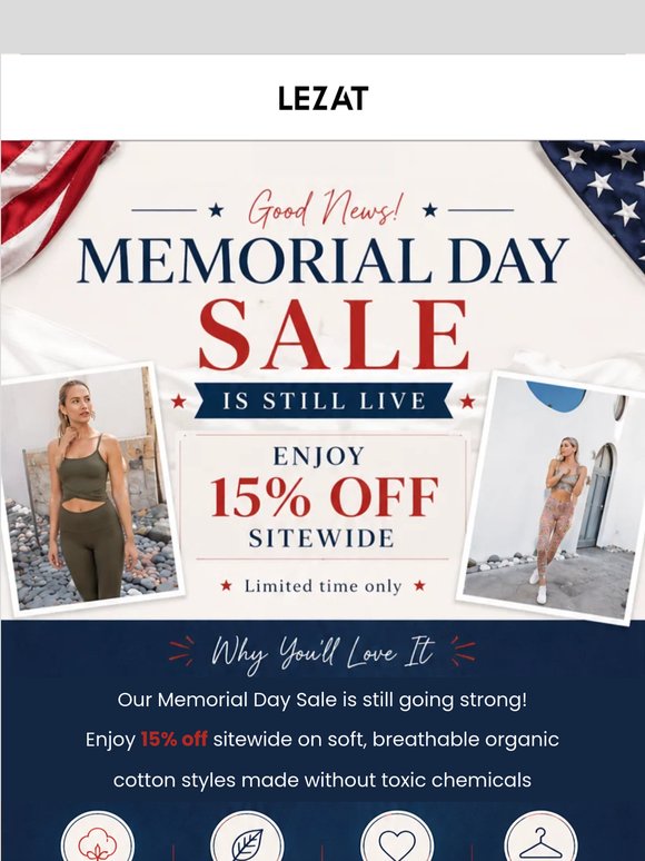 Memorial Day Sale going strong!