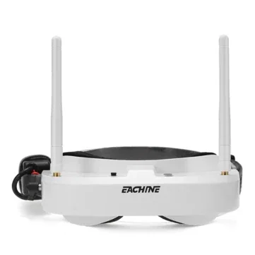 Eachine EV100 5.8GHz 72CH 720*540 FPV Goggles with Dual Antennas& Fan 18650 Battery Case For RC Drone [UK/USA/CZ Direct]