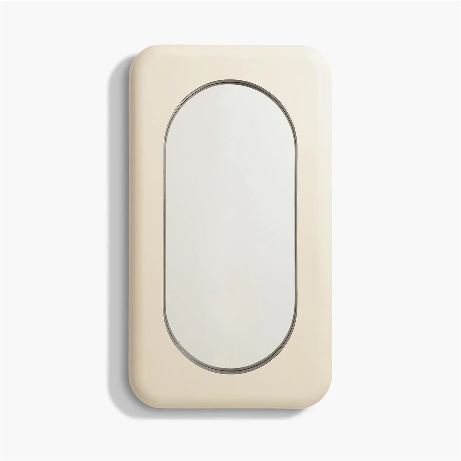 Image of Ready To Hang Bezel Mirror - Pearl and Black Olive