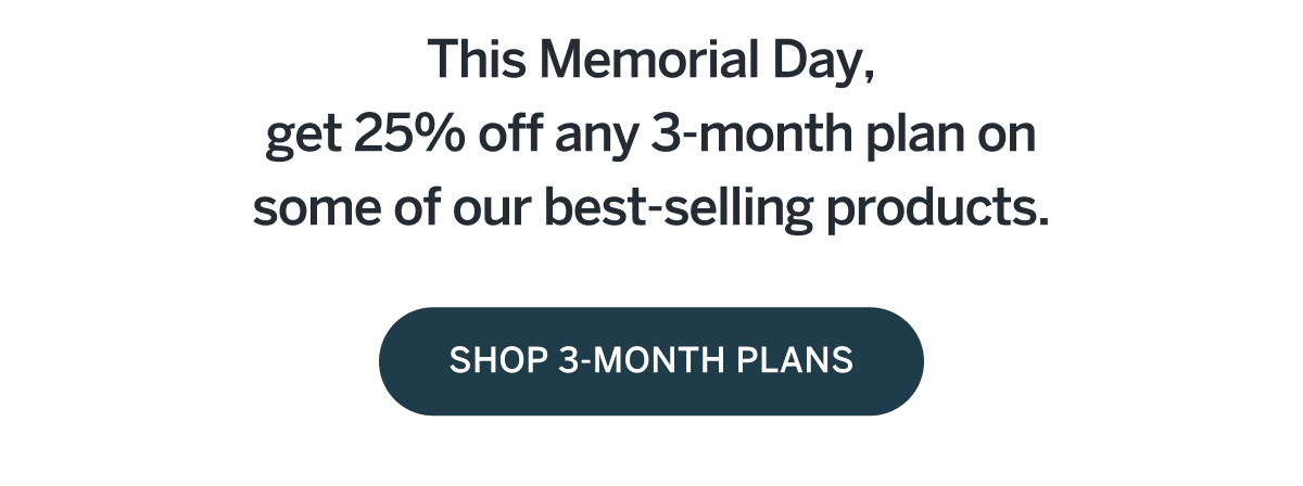 SHOP 3-MONTH PLANS