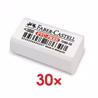 Paquet de 30 gommes de qualité « Latex-free 7086-30 »
