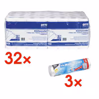 32 rouleaux d'essuie-tout triple épaisseur