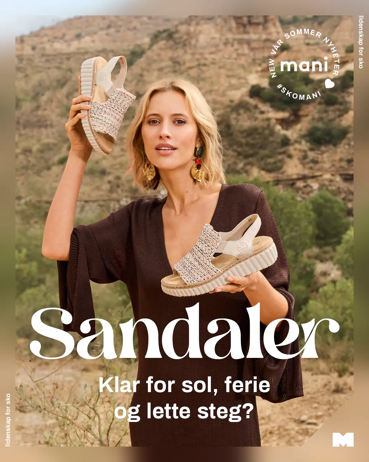 Sandalnyheter, restock og bestselgere SS26 hos Mani